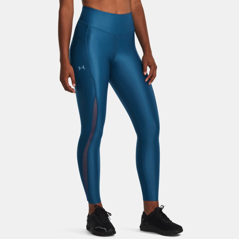 Women's  Under Armour  Fly-Fast Elite Iso-Chill Ankle Tights Varsity Blue / Varsity Blue / Reflective XL